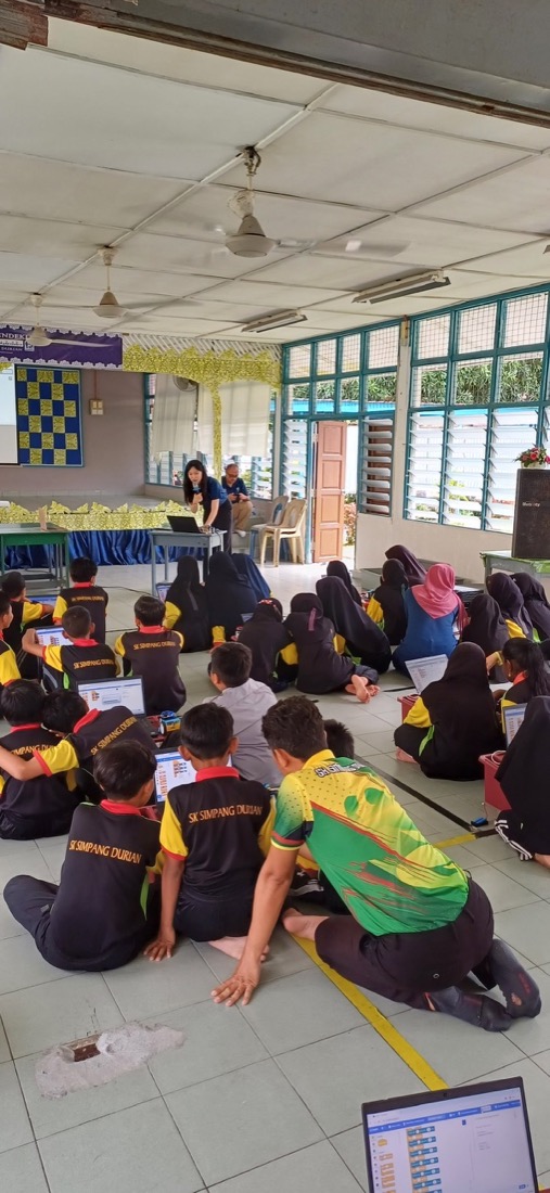 A school session in the field